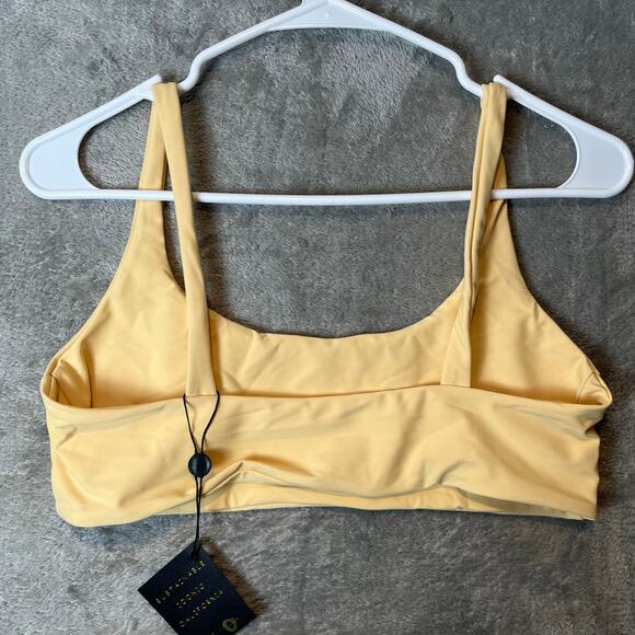 Skatie Mya Top‎ Buttercream Yellow Sz Large Sustainable California Vibe New - Picture 5 of 6
